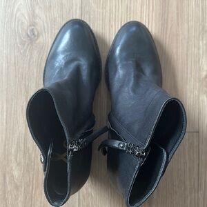 Sam Edelman black Leather Booties